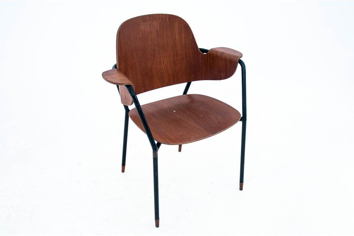 Mid-Century Modern Walnut Chair, Danish Design, 1960s