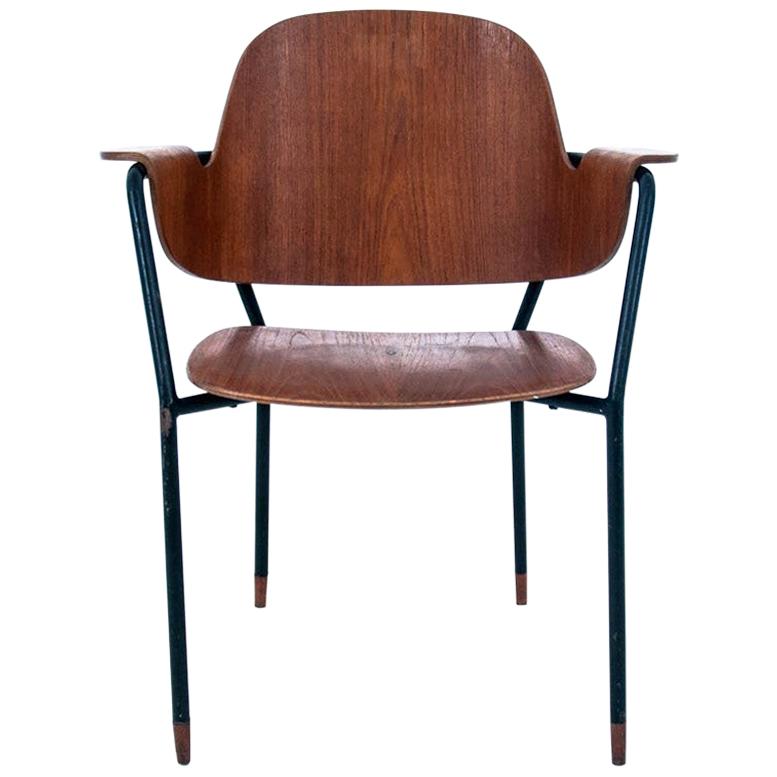 Walnut Chair, Danish Design, 1960s