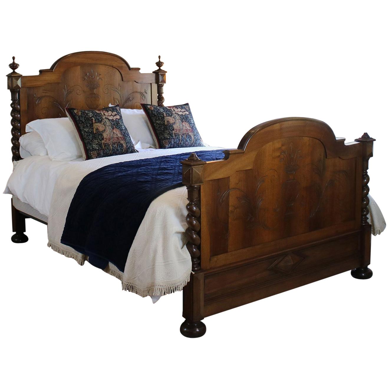 Walnut Chateau Bed, WK101