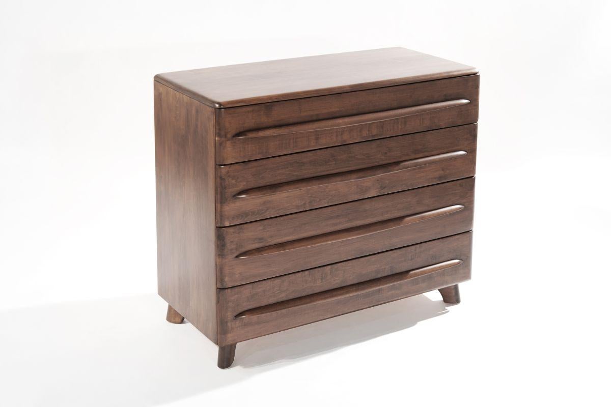 Mid-Century Modern Walnut Chest by Heywood-Wakefield, 1950s