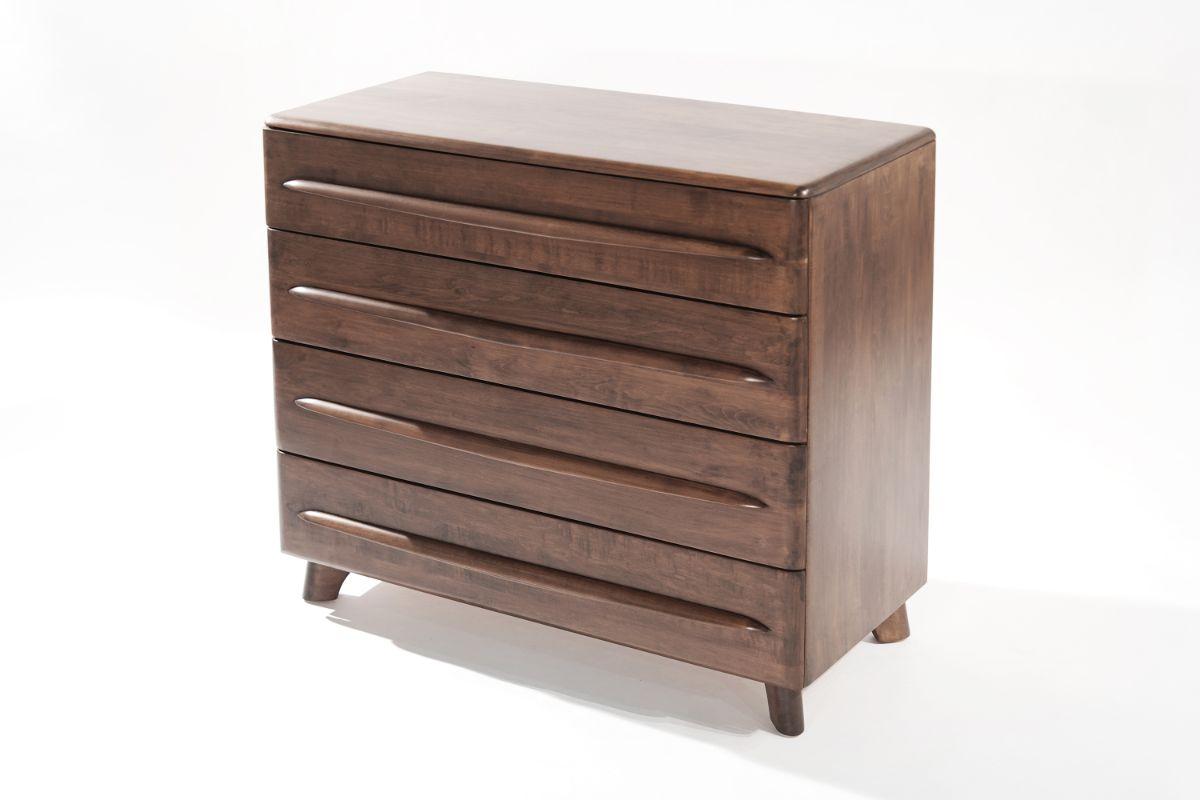 Walnut Chest by Heywood-Wakefield, 1950s In Excellent Condition In Westport, CT