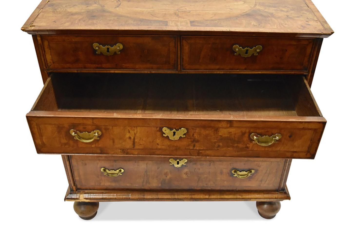William and Mary Walnut Chest
