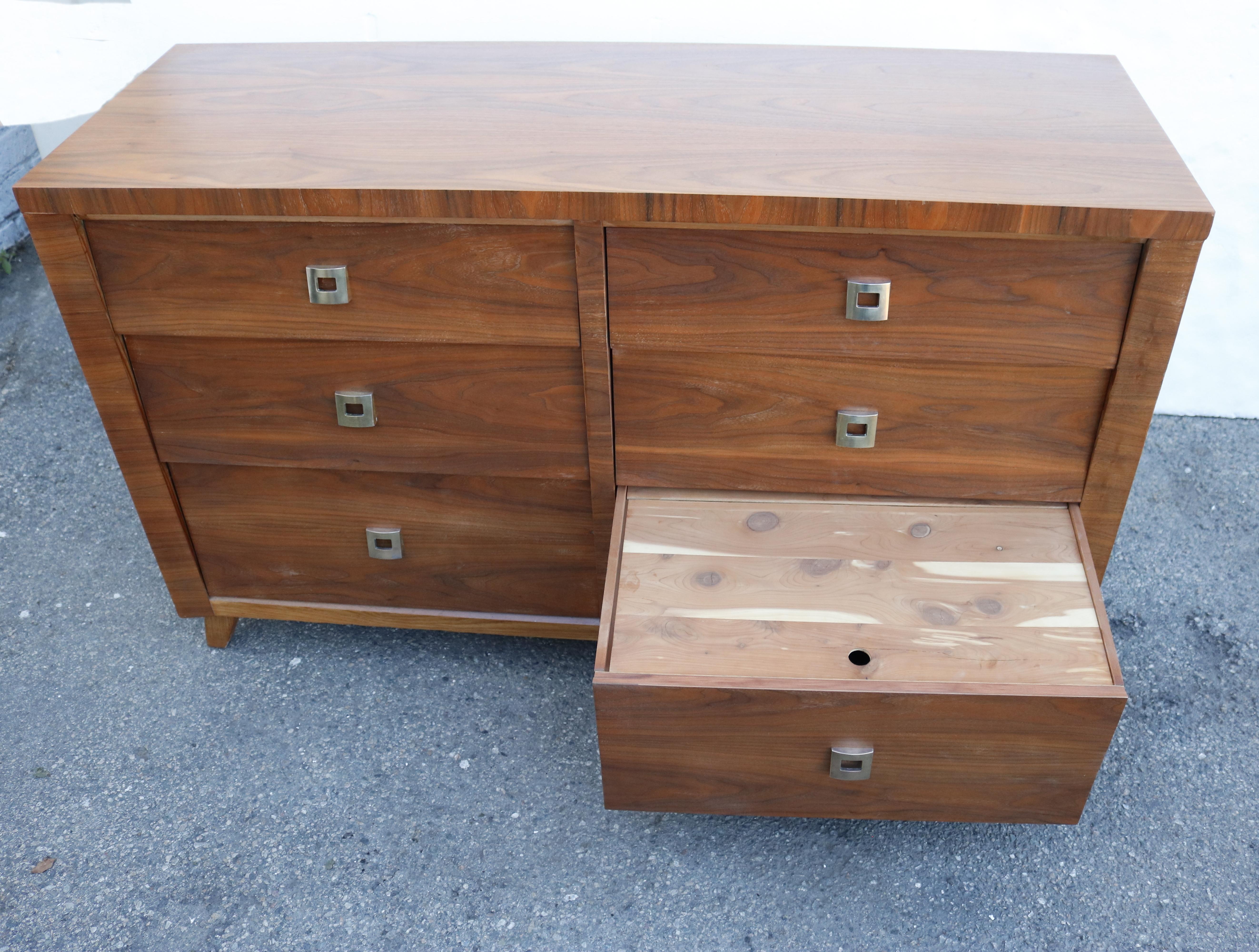American Walnut Chest of Drawer by Morris of California