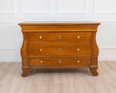 Walnut Chest Of Drawers, Louis Philippe, First Half Of The 19th Century