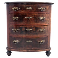 Antique Walnut Chest of Drawers, Northern Europe, circa 1890