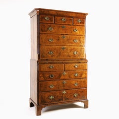 Walnut Chest on Chest/Tallboy