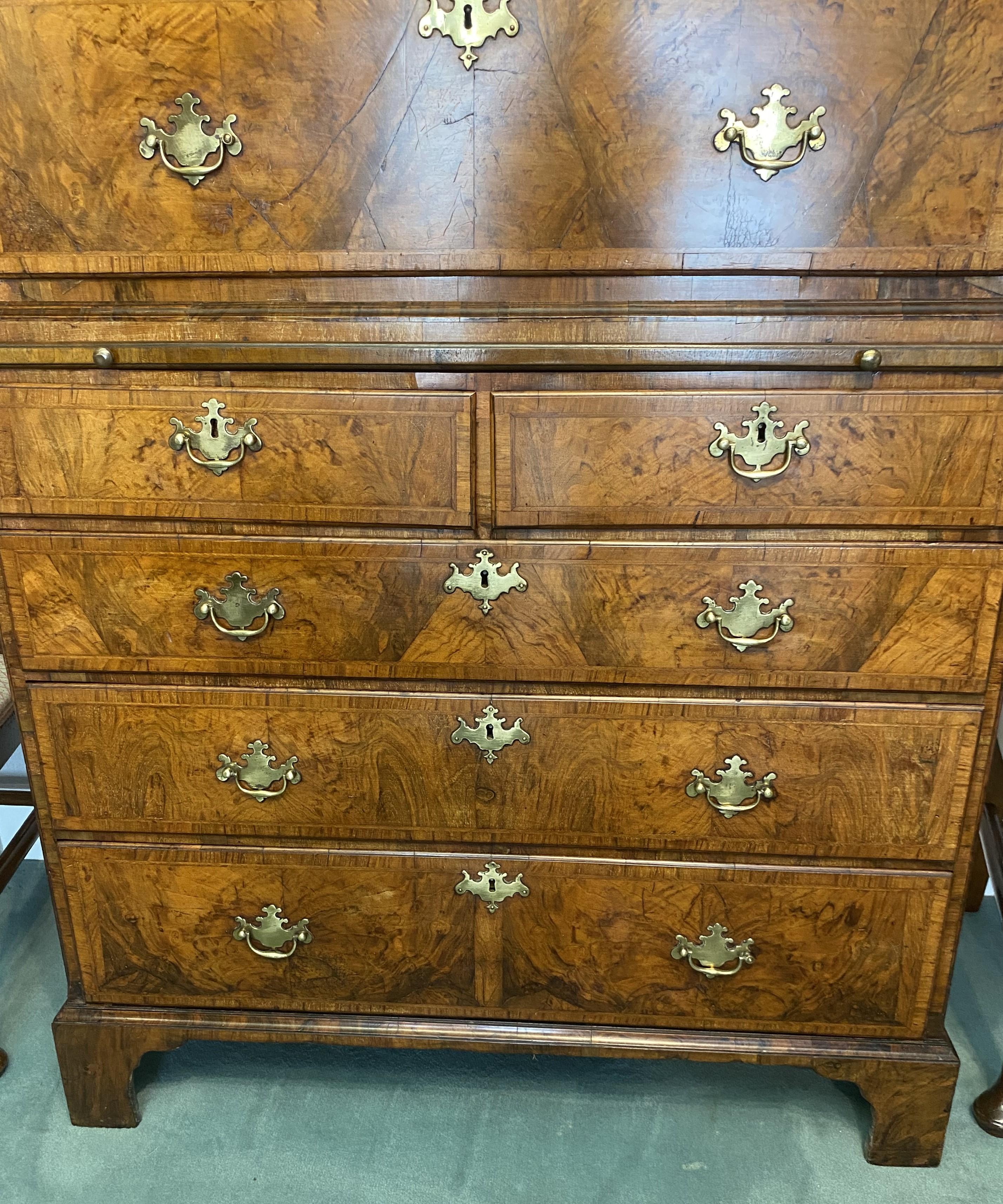 English Walnut Chest on Chest/Tallboy