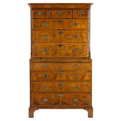 Walnut Chest on Chest/Tallboy