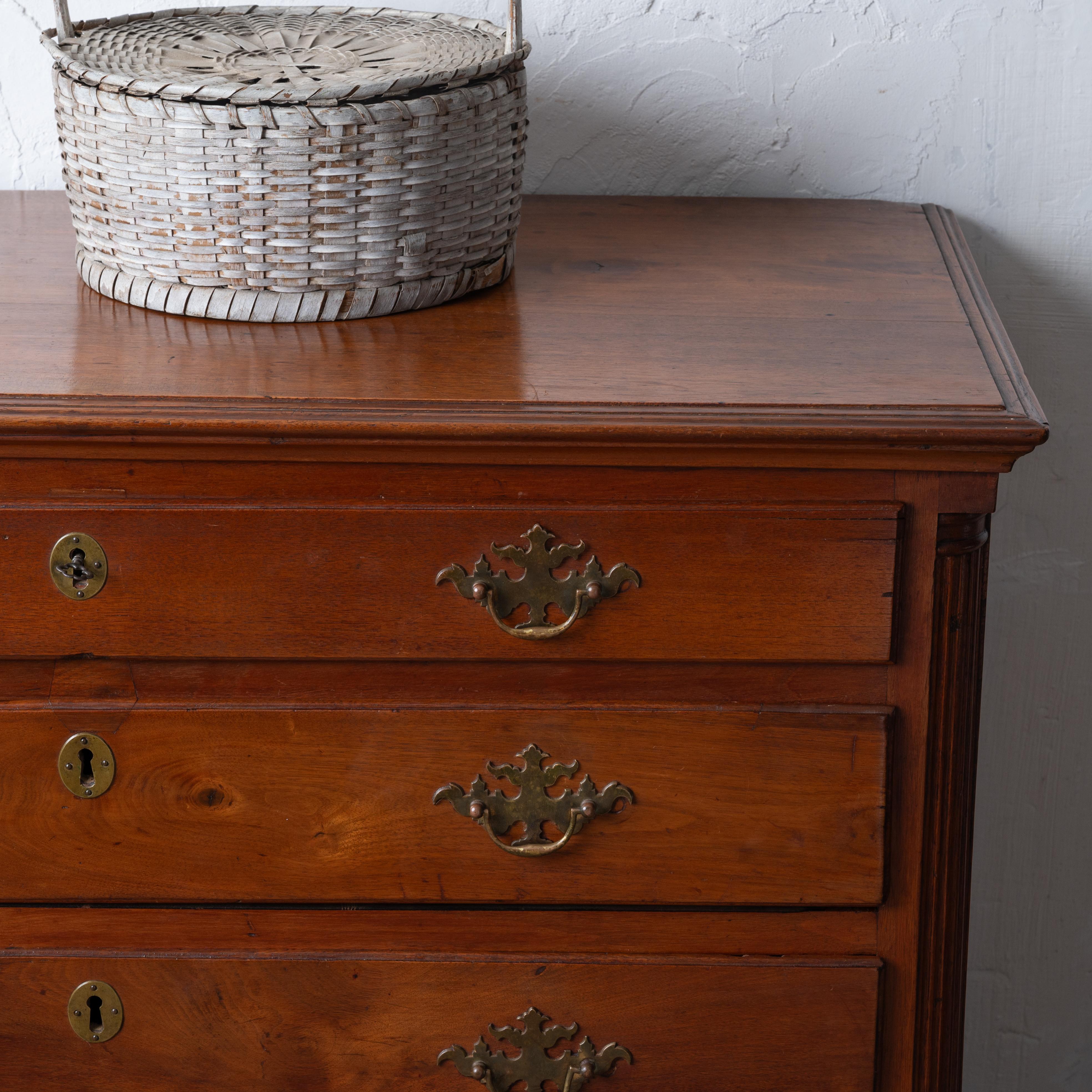 Chippendale-Truhe aus Nussbaum, Pennsylvania, 18. Jahrhundert im Zustand „Gut“ im Angebot in Savannah, GA