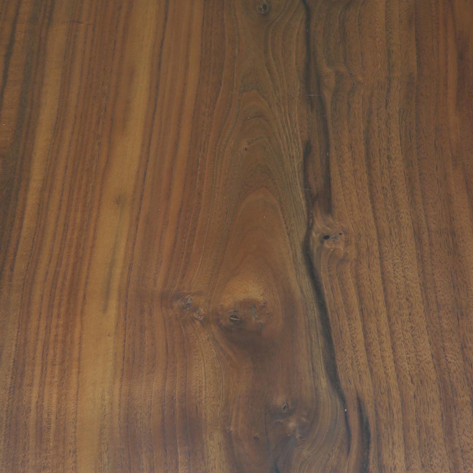 Walnut & Chrome Coffee Table 1