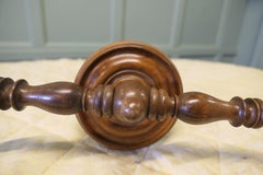 Walnut Ciel de Lit or Bed Canopy Curtain Frame  A lovely and well used piece