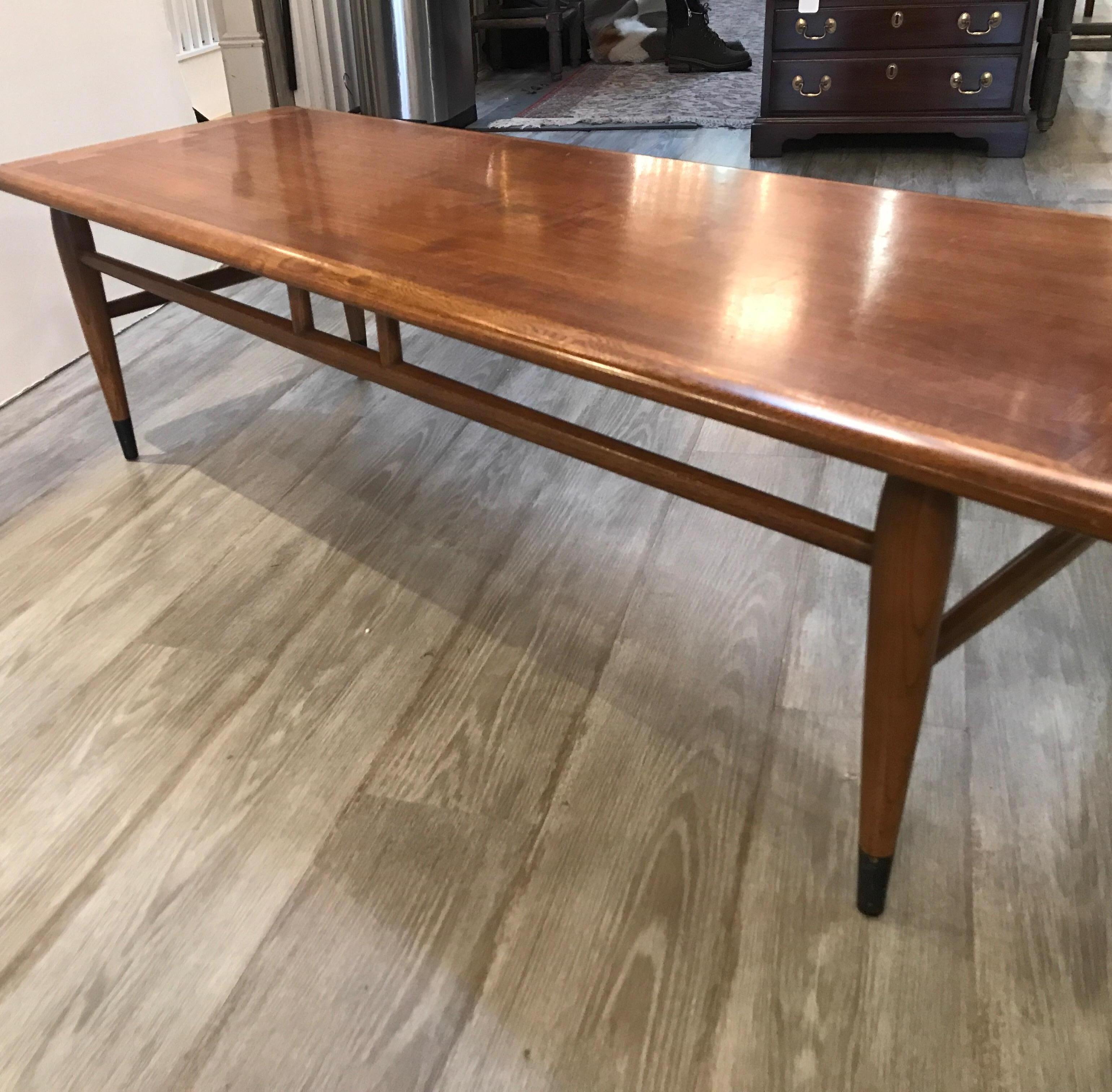 Walnut Cocktail Table with Dovetailed Top 4
