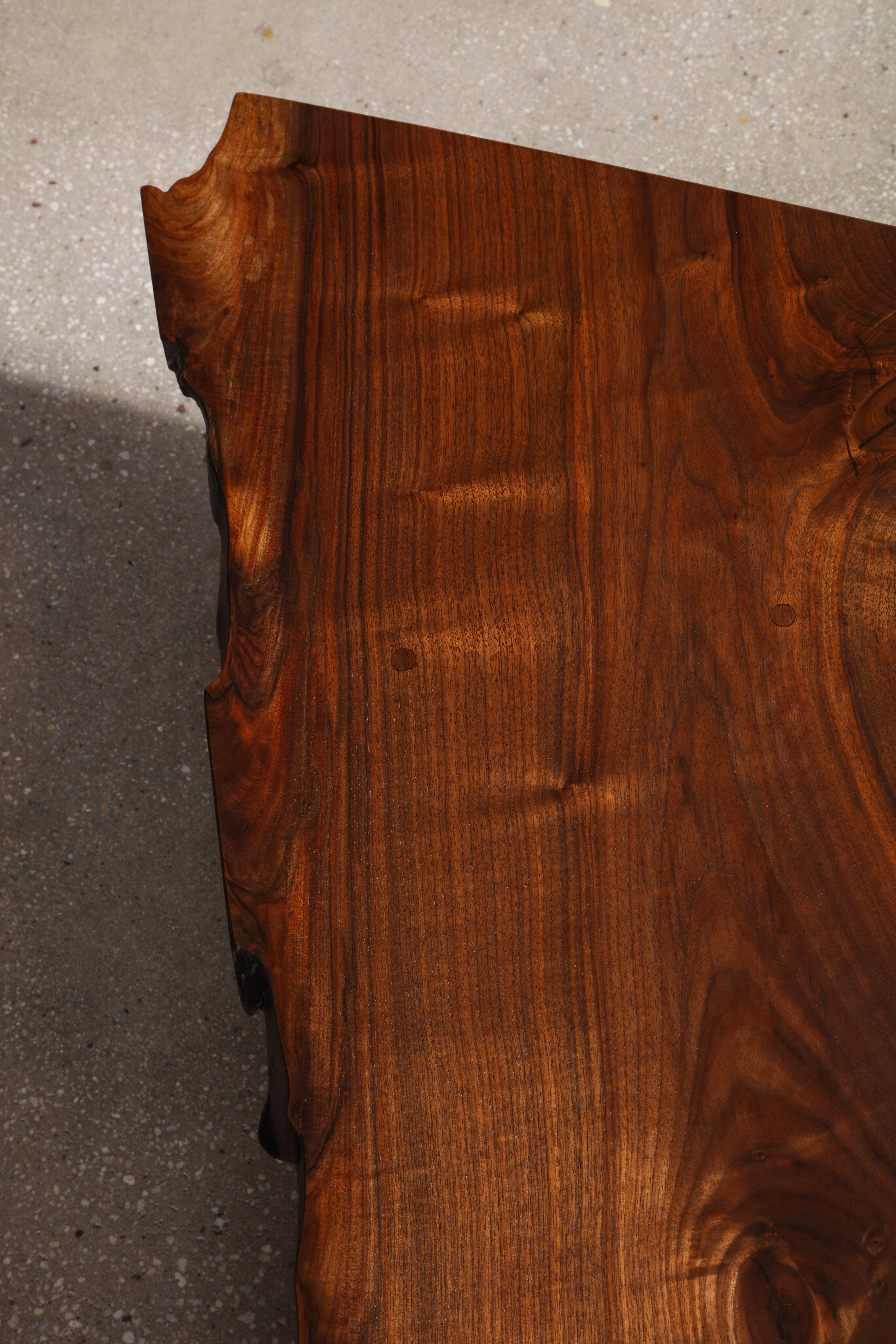 Walnut Coffee Table, by George Nakashima, 1963 In Excellent Condition In Lyndhurst, NJ