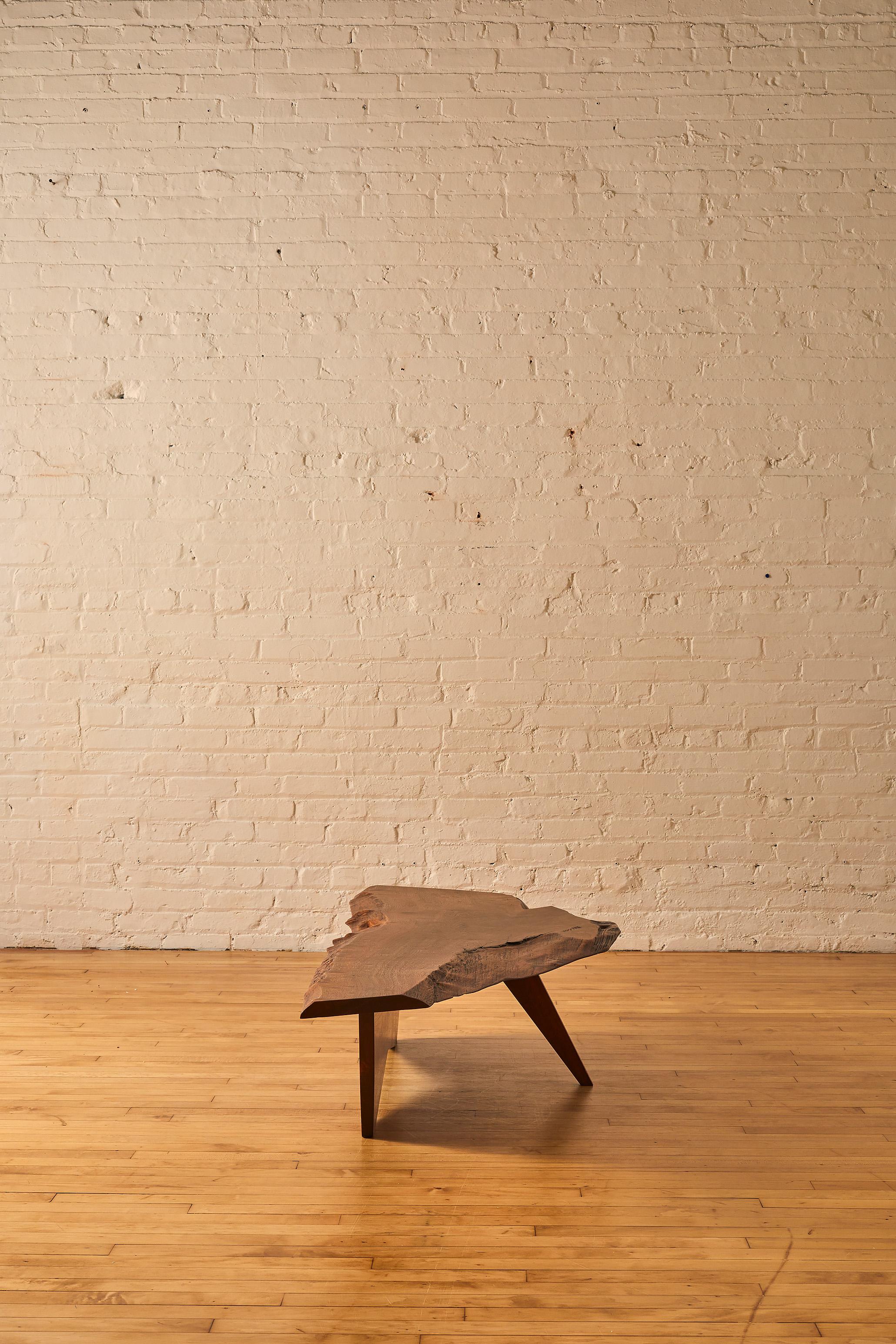 American Walnut Coffee Table by George Nakashima For Sale