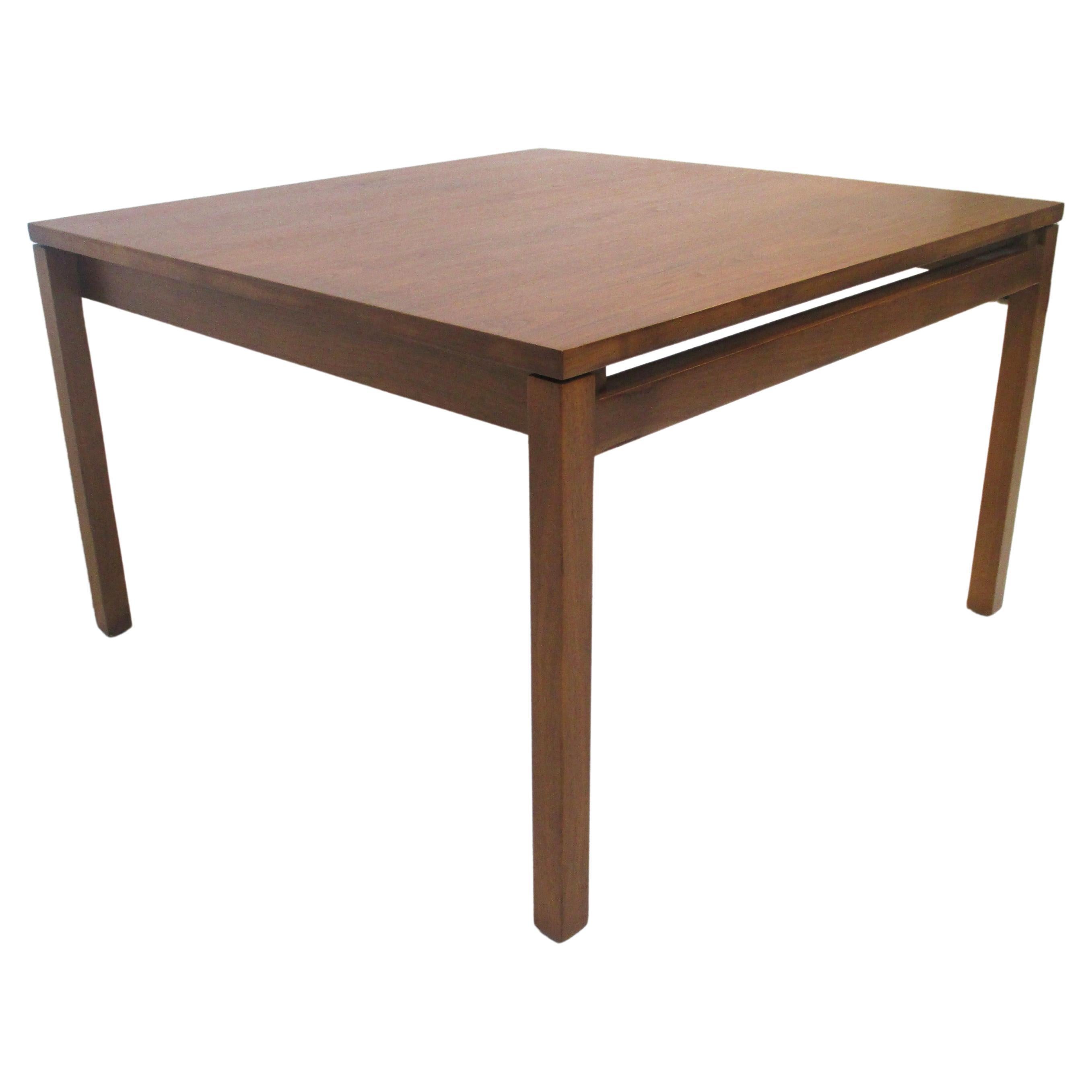 Walnut Coffee Table by Lewis Butler for Knoll International For Sale