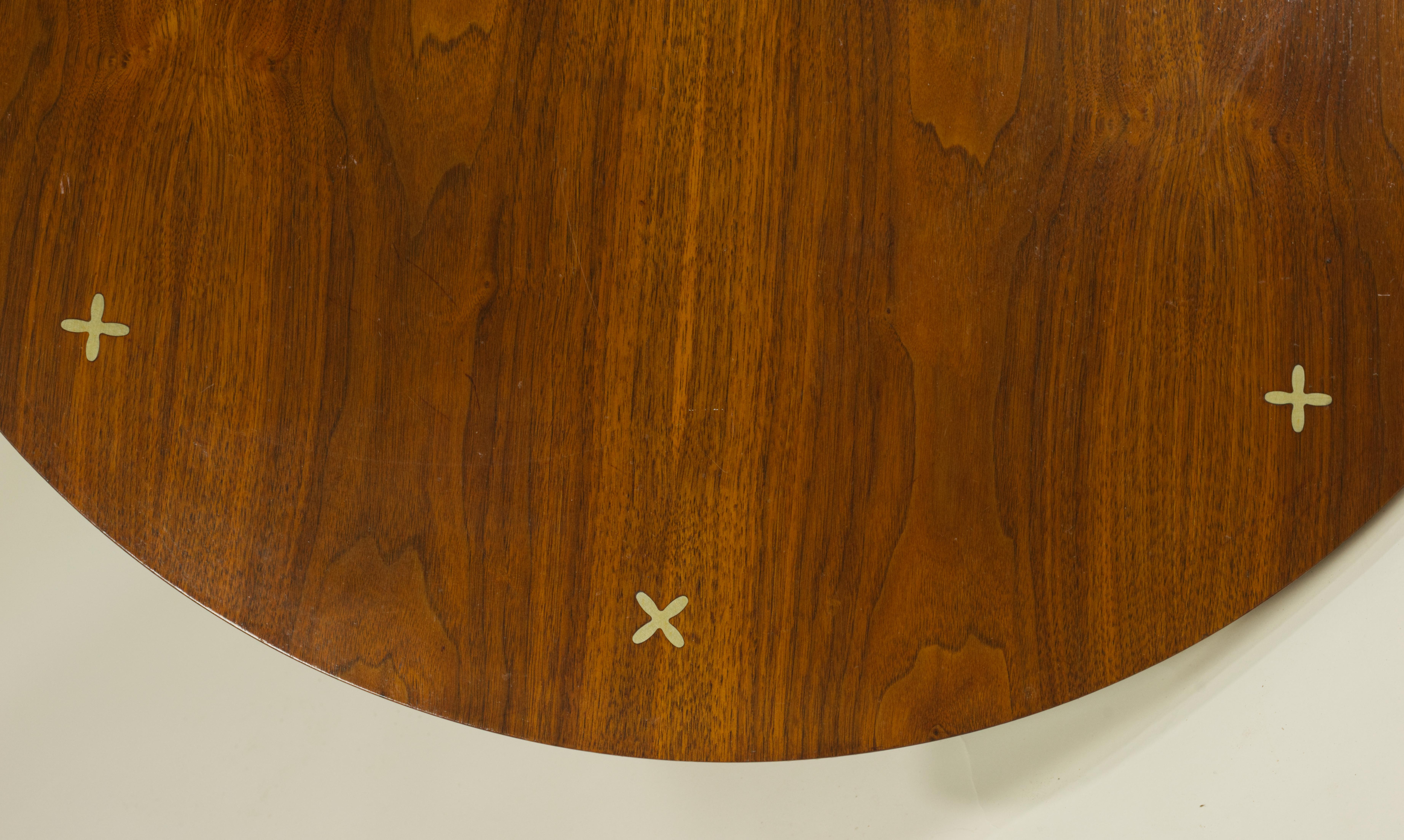 Lacquered Walnut Coffee Table by Merton Gershun for American of Martinsville