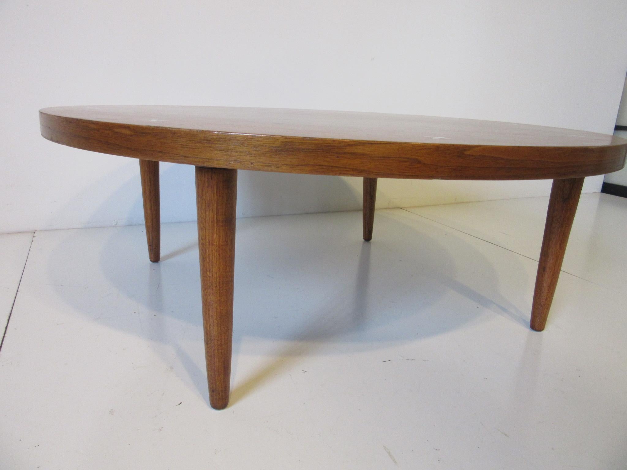 Mid-Century Modern Walnut Coffee Table by Merton Gershun for American of Martinsville