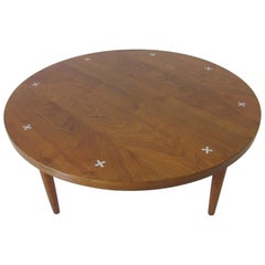Vintage Walnut Coffee Table by Merton Gershun for American of Martinsville