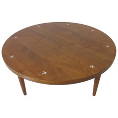 Walnut Coffee Table by Merton Gershun for American of Martinsville