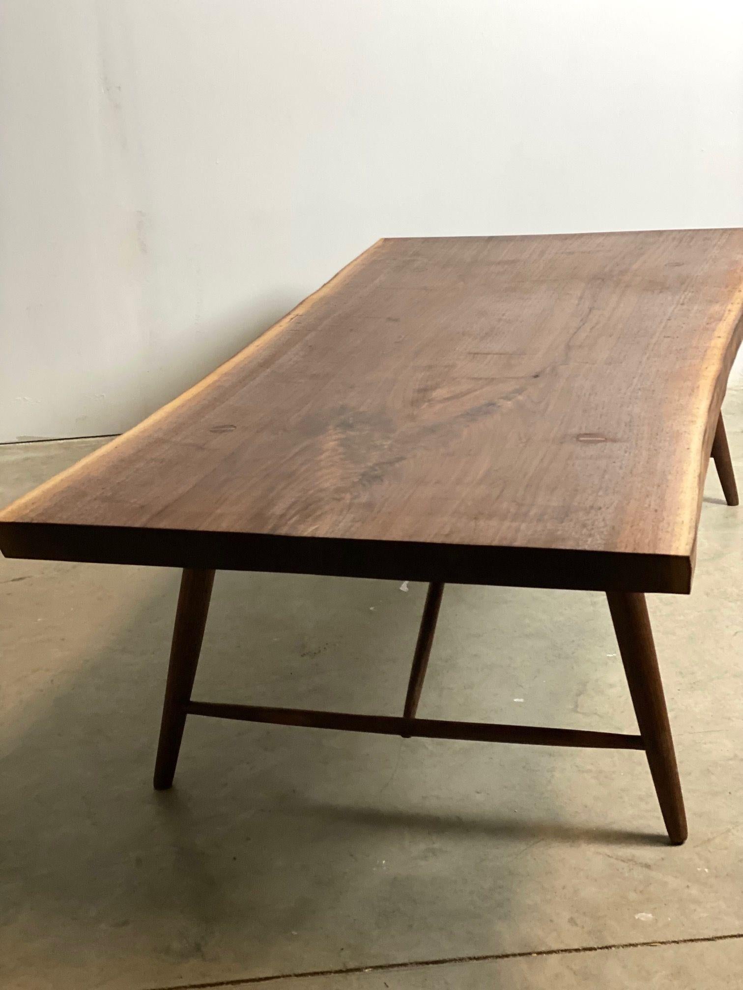 Contemporary Walnut Coffee Table by Michael Rozell, USA 2021 For Sale