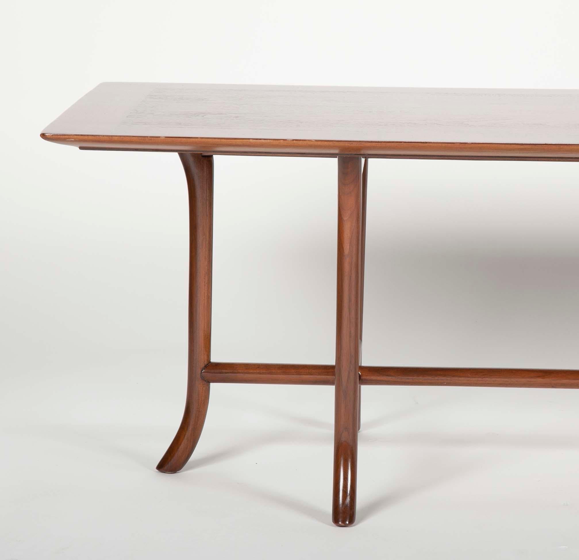 Walnut Coffee Table by T.H. Robsjohn-Gibbings for Widdicomb In Good Condition In Stamford, CT