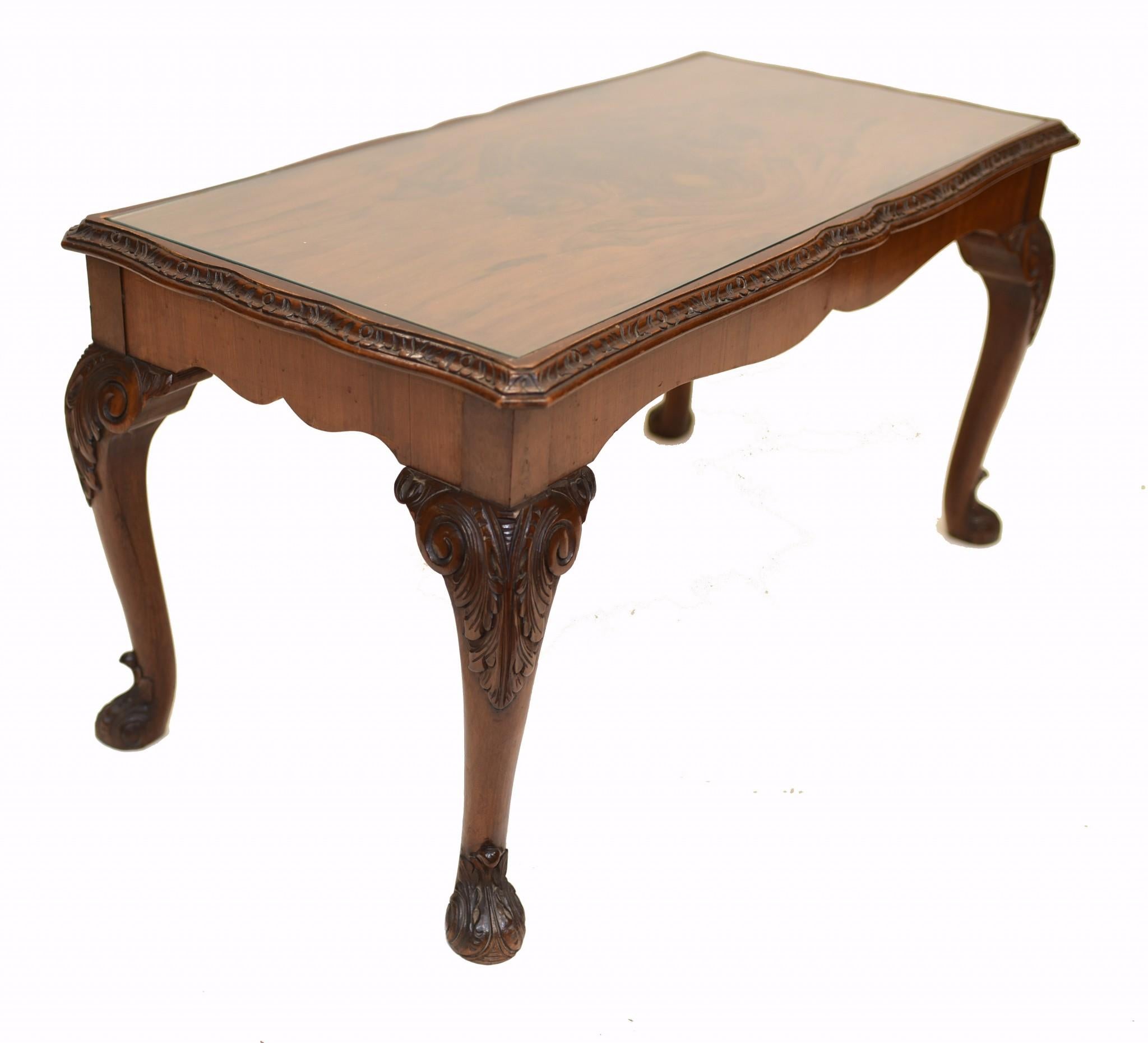 Walnut Coffee Table Epstein and Co For Sale 1