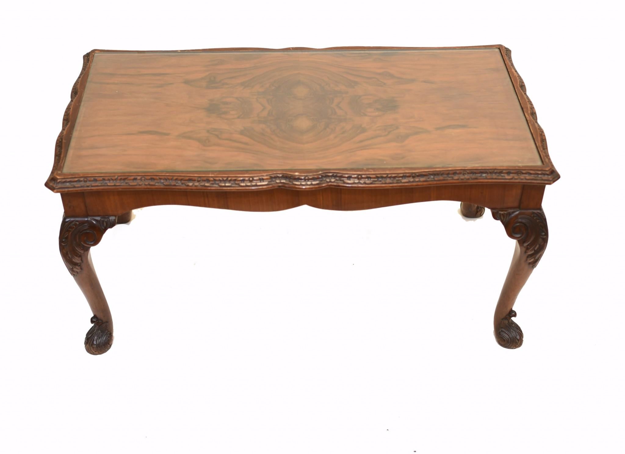 Walnut Coffee Table Epstein and Co For Sale 4