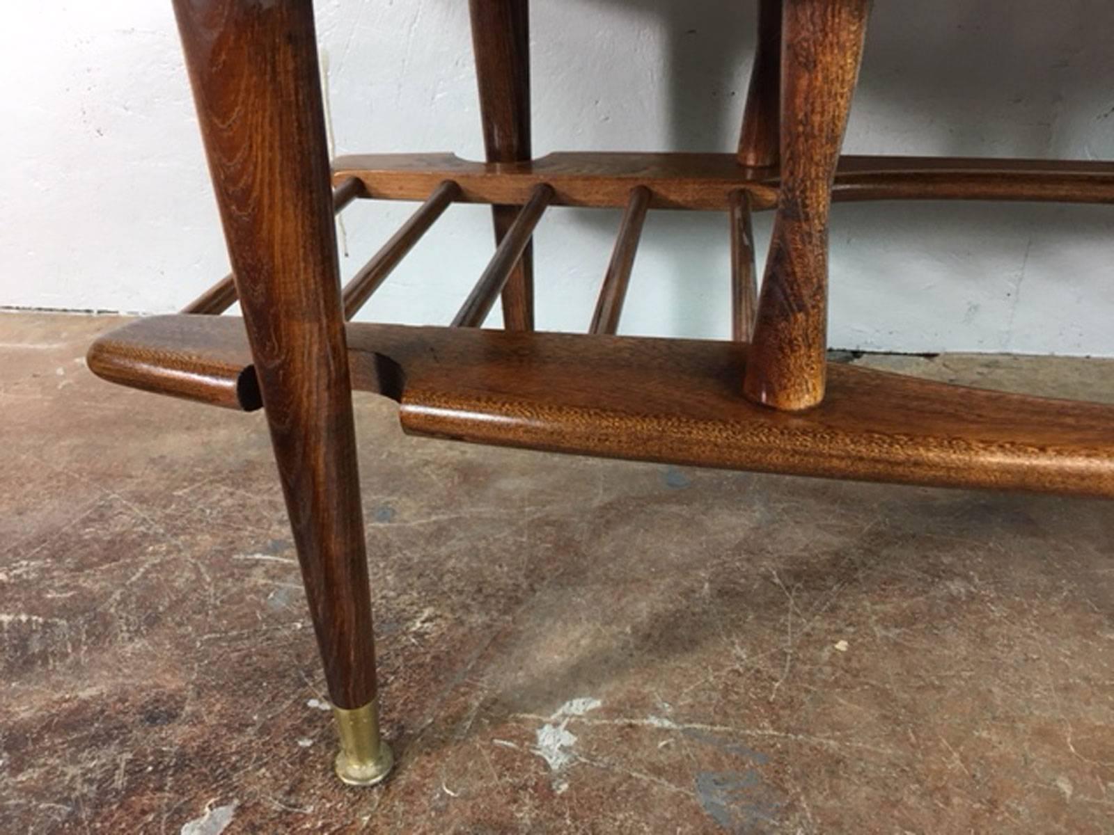 Mid-Century Modern Walnut Coffee Table 