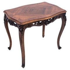 Walnut Coffee Table, France, circa 1890