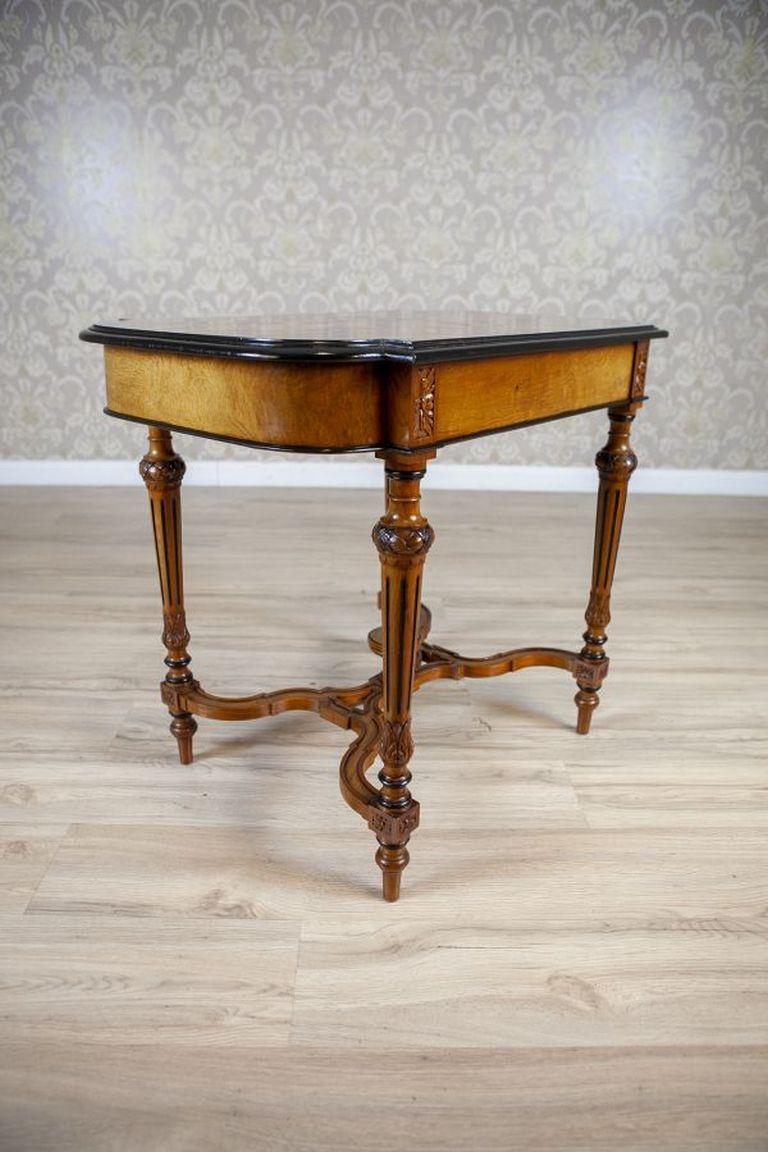European Walnut Coffee Table From the Late 19th Century For Sale
