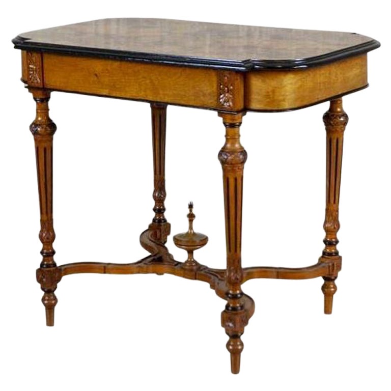 Walnut Coffee Table From the Late 19th Century For Sale