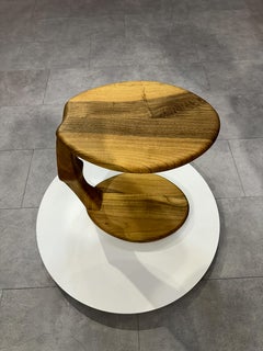 Solid Wood Walnut Coffee Table - U Shaped Coffee Table - Custom Coffee Table