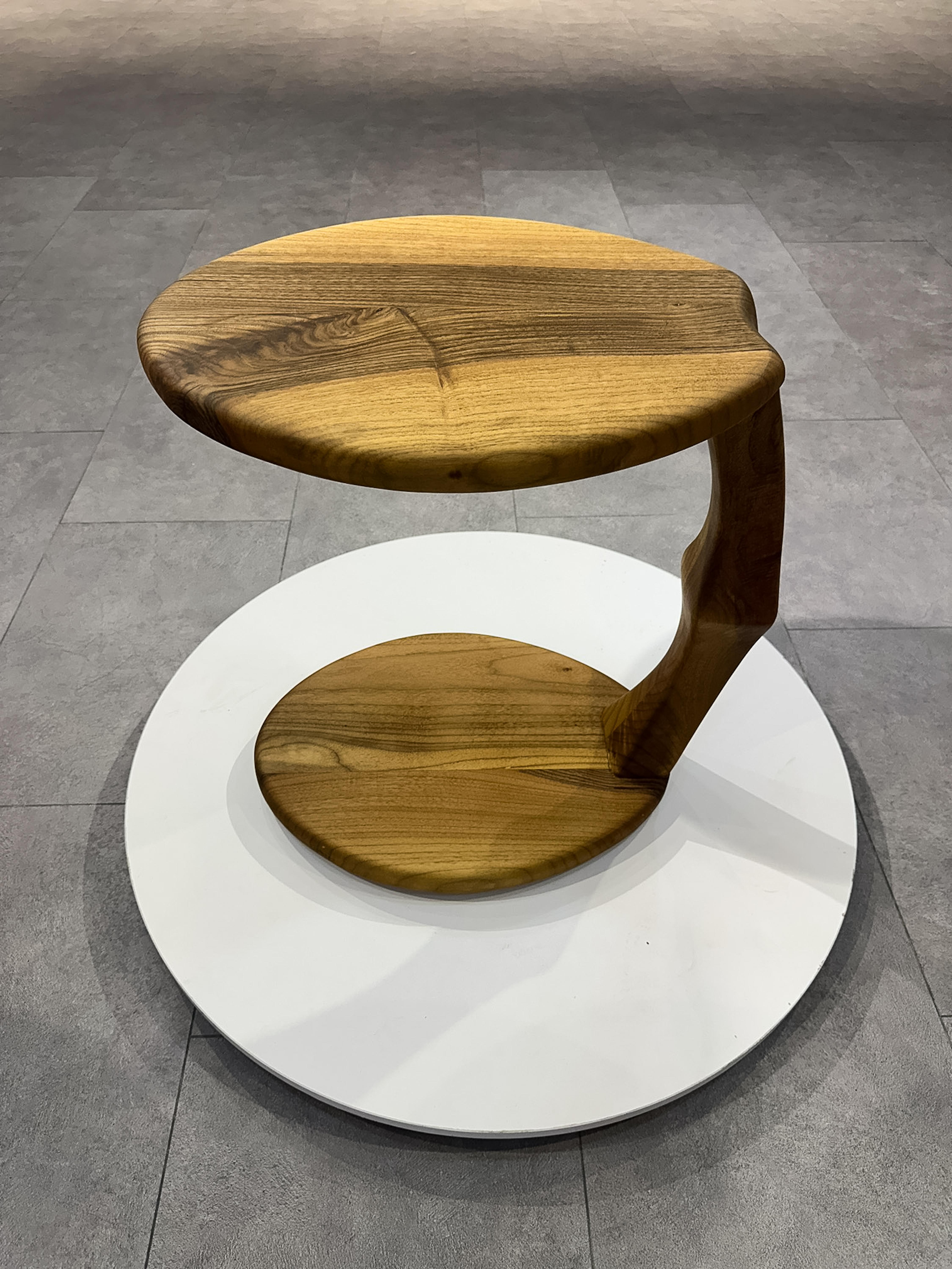 Turkish Solid Wood Walnut Coffee Table - U Shaped Coffee Table - Custom Coffee Table For Sale