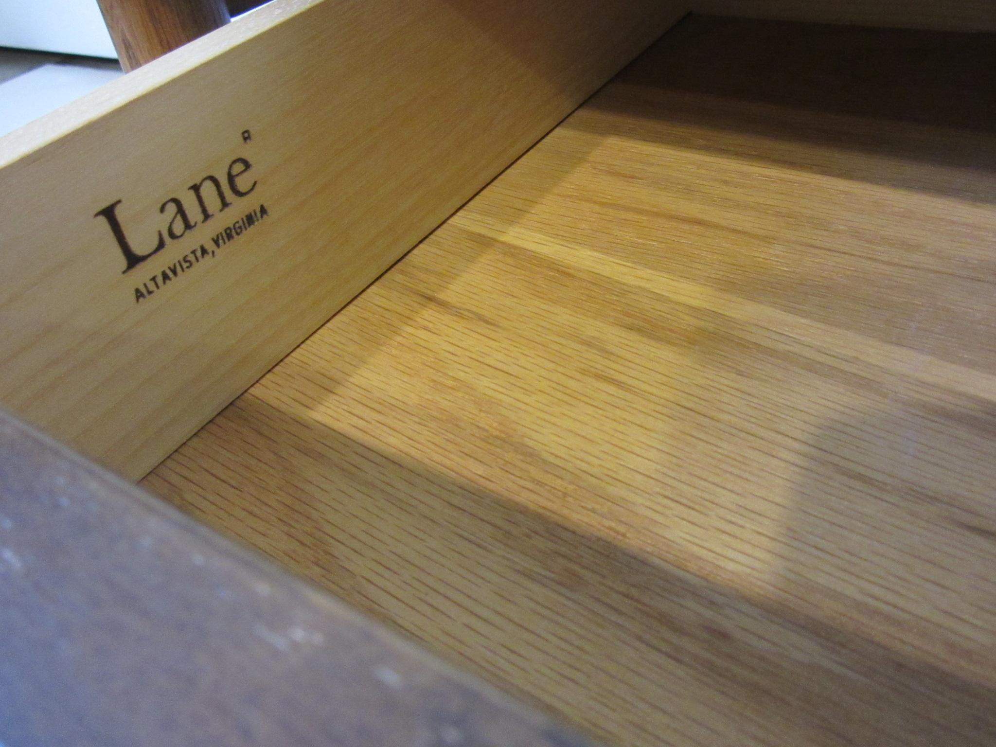 Walnut Coffee Table with Drawer by Lane Altavista In Good Condition In Cincinnati, OH