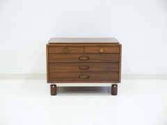 Walnut Commode by Gianfranco Frattini for Bernini