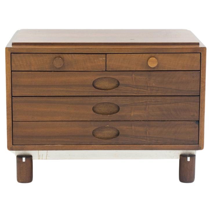 Walnut Commode by Gianfranco Frattini for Bernini For Sale