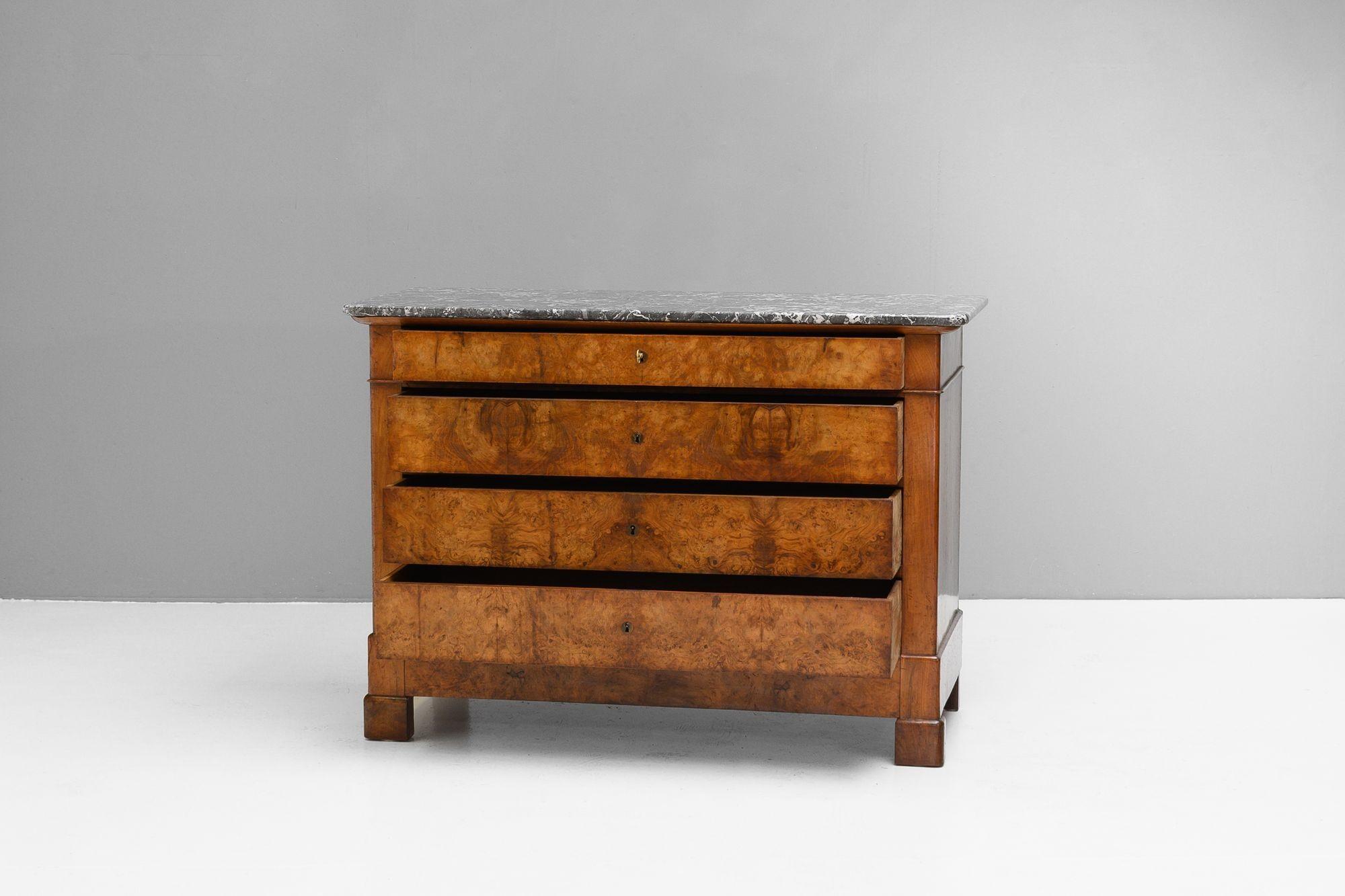 Late 19th Century Walnut Commode For Sale