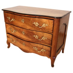 Antique Walnut Commode from the 18th Century Jean-Francois Hache