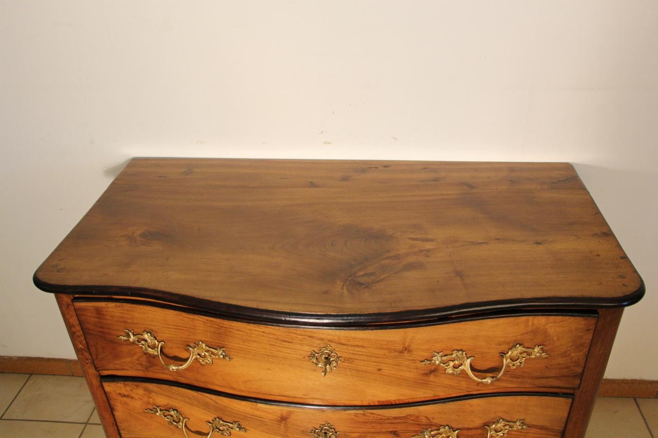 Regency Walnut Commode from the 18th Century Jean-Francois Hache
