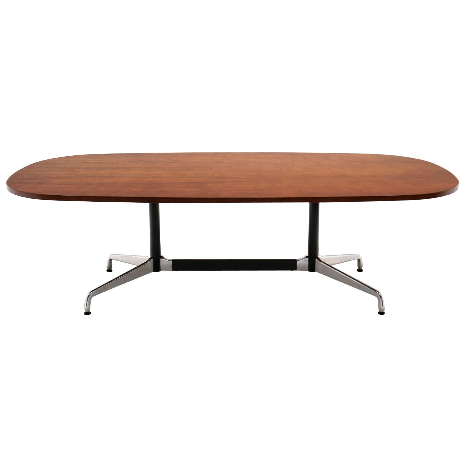 Walnut Conference / Dining Table by Charles and Ray Eames for Herman Miller
