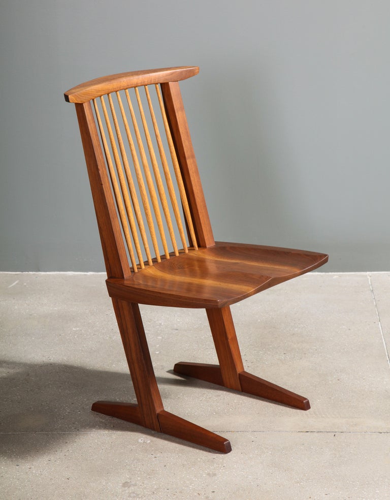 Walnut Conoid Chair, by Nakashima at 1stDibs