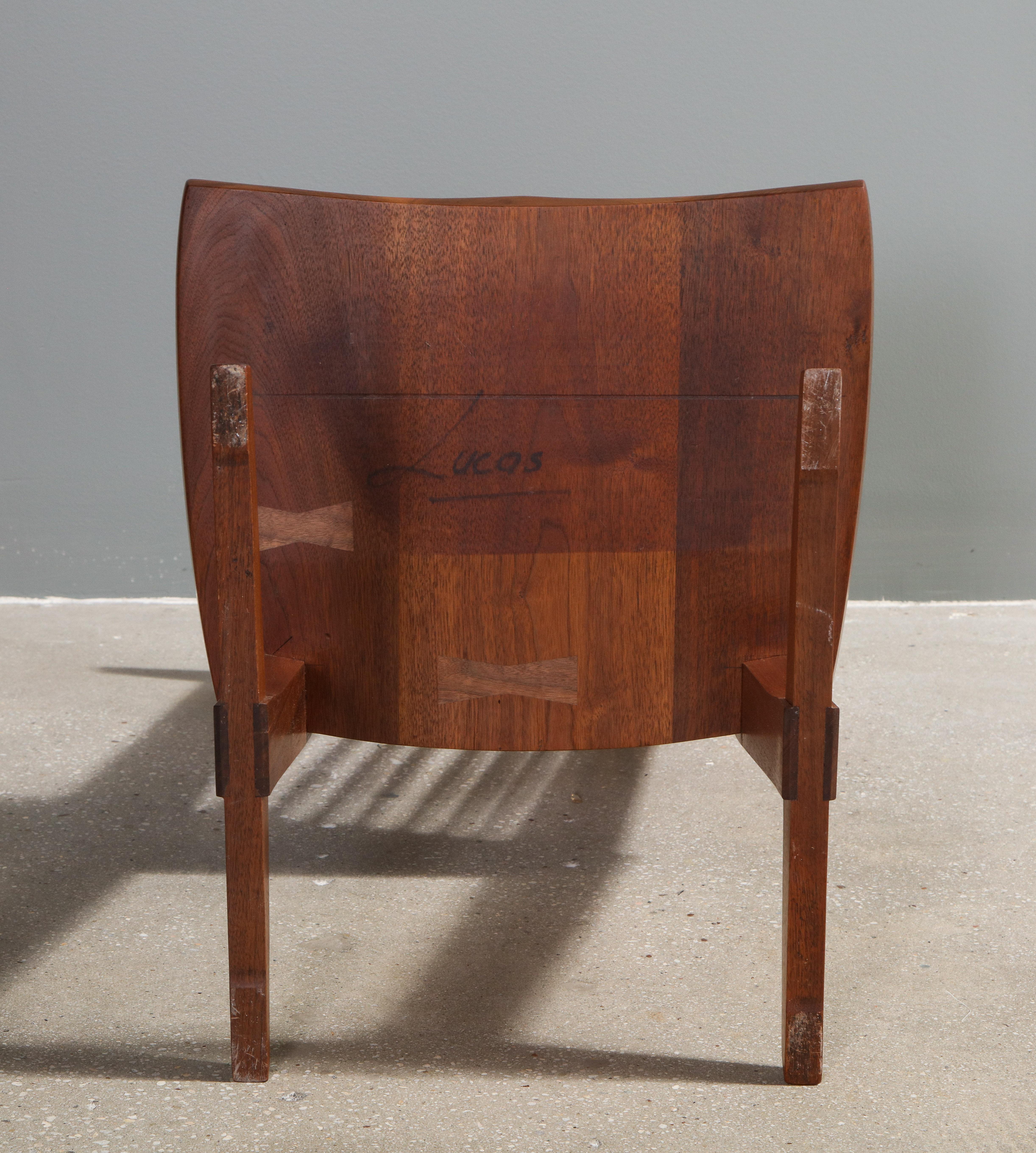Walnut Conoid Chair, by George Nakashima 9