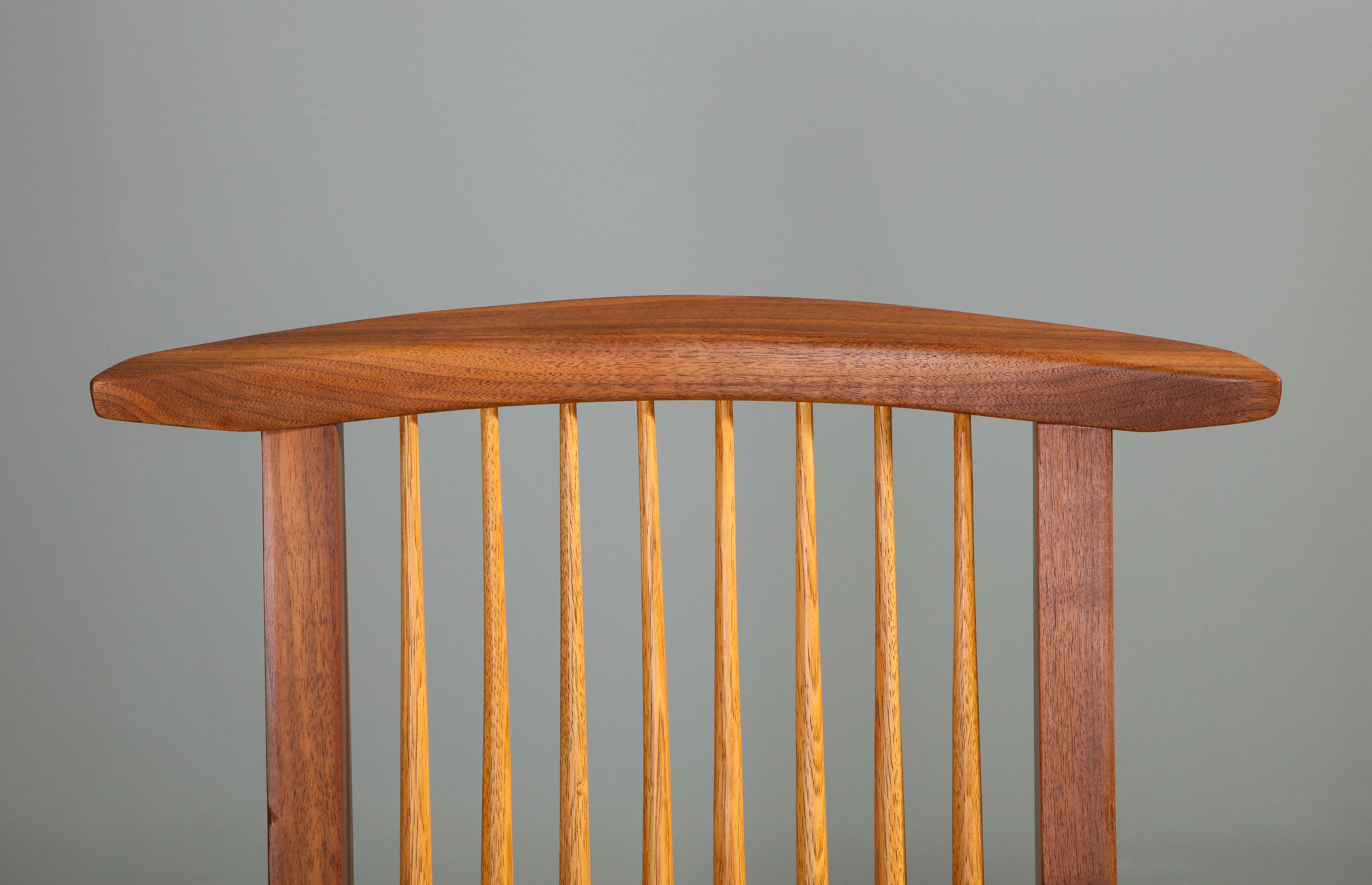 North American Walnut Conoid Chair, by George Nakashima