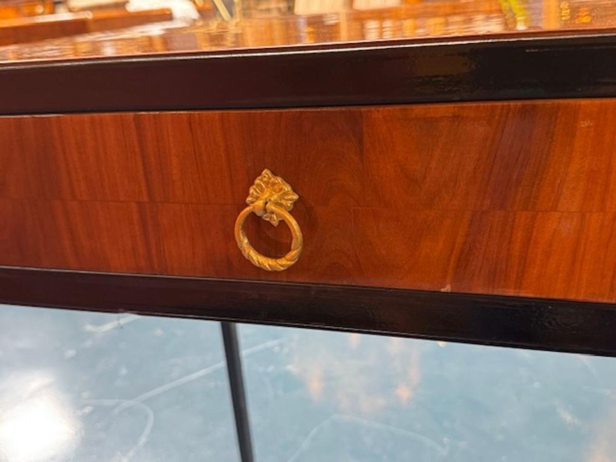 Walnut Console after Jean-Michel Frank For Sale 2