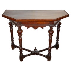 Antique Walnut Console from Tuscany