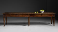 Walnut Console Table, England 1890