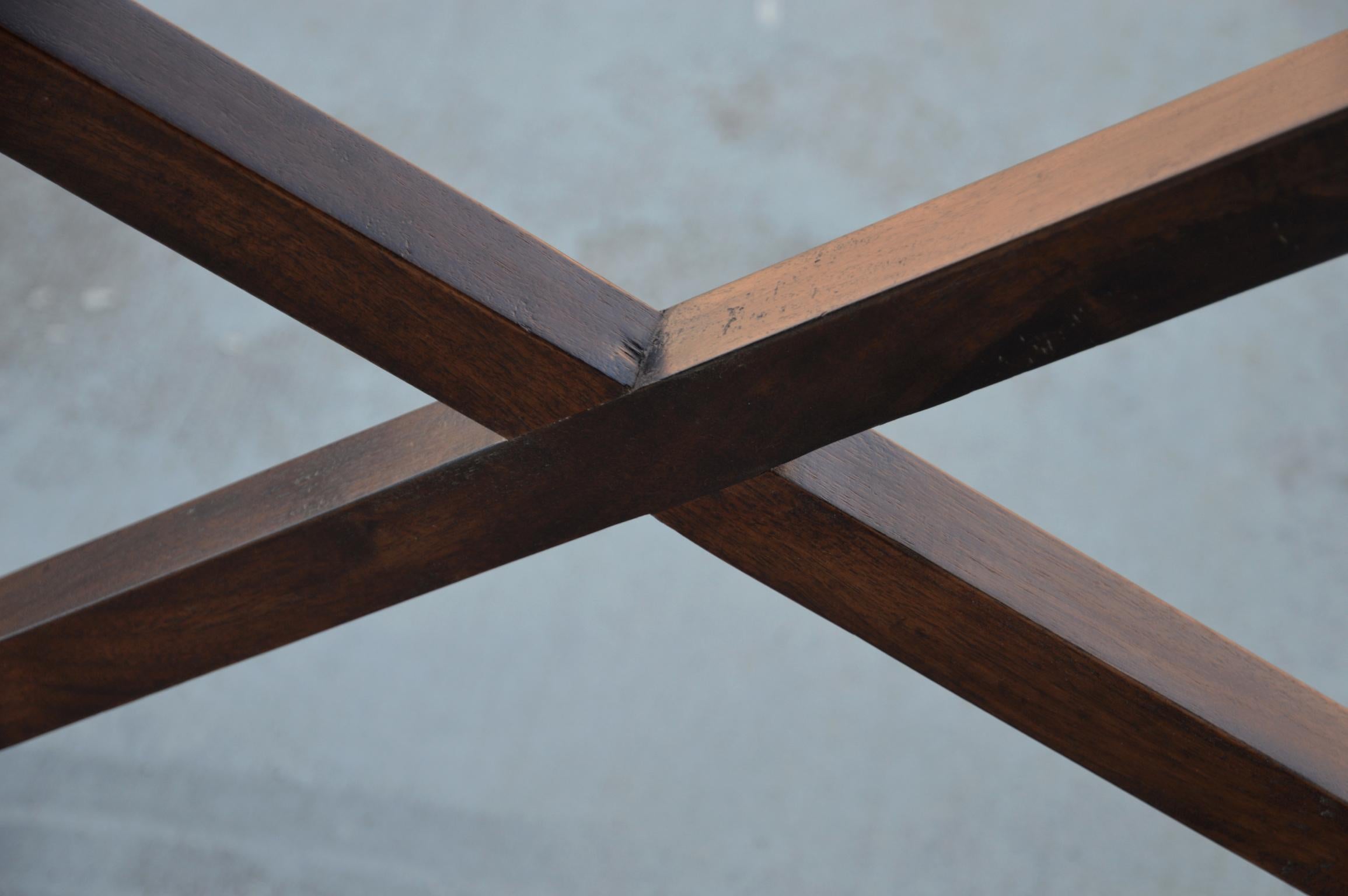 Walnut Console Table, Made to Order by Petersen Antiques In New Condition For Sale In Los Angeles, CA