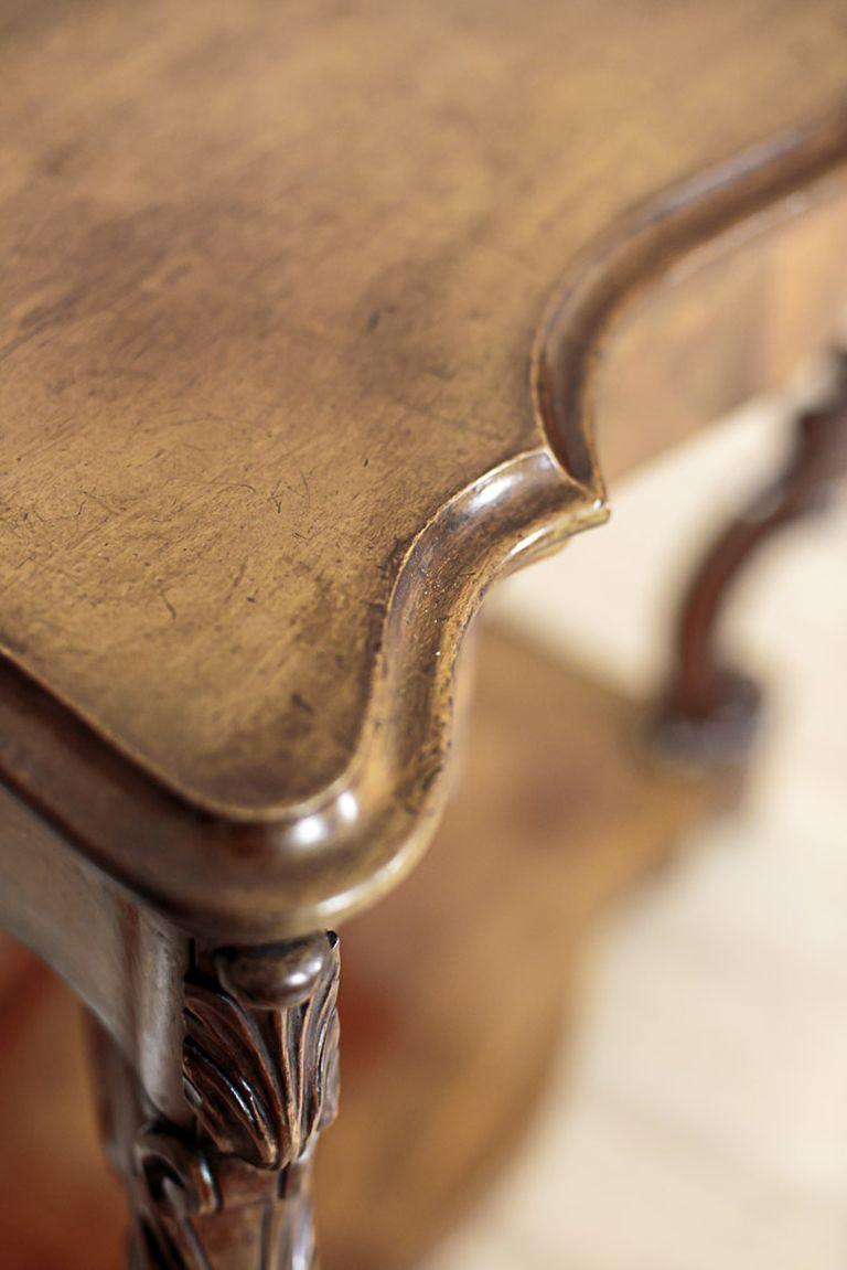 Walnut Console Table from the Mid-19th Century 5