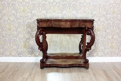Walnut Console Table from the Mid-19th Century