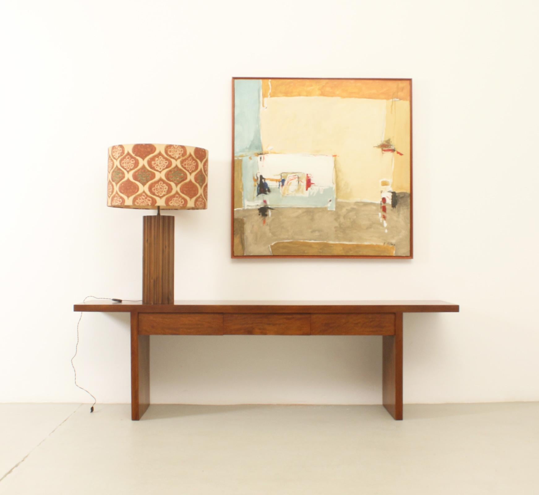 Mid-Century moderno Console in noce con tre cassetti di Jordi Vilanova, Spagna in vendita